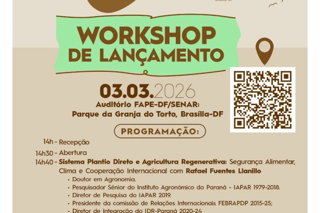 Workshop lança oficialmente 20º Encontro Nacional e 3º Encontro Mundial do Sistema Plantio Direto