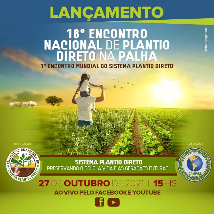 FEBRAPDP lança evento comemorativo a meio século do Sistema Plantio Direto
