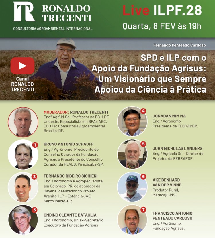 Live homenageia Fernando Cardoso Penteado nesta quarta, 8
