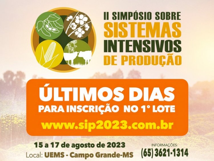Tecnologias para a Intensificação Sustentável da Produção Agropecuária em debate no II SIP