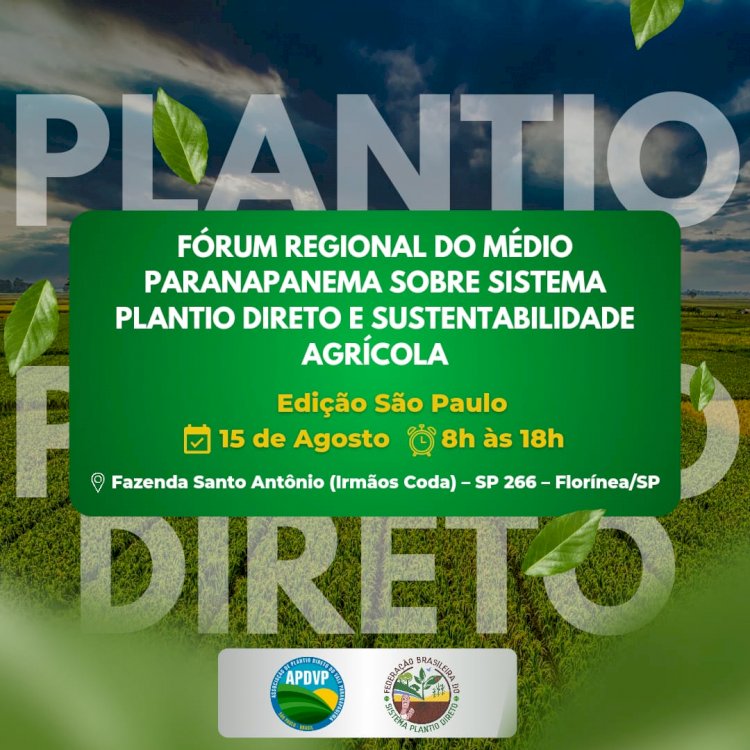 Fórum em SP enfatiza importância da adubação verde para equilíbrio do sistema produtivo