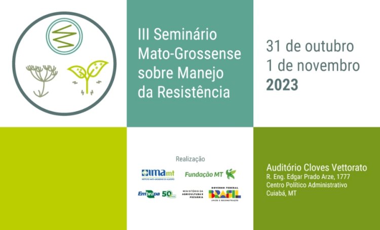 Seminário Mato-grossense sobre manejo de resistência abre inscrições