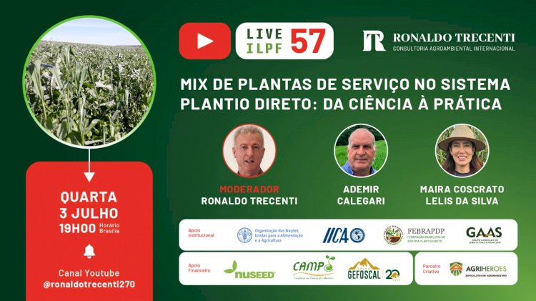 Live: Mix de Plantas de Cobertura para o Sistema Plantio Direto