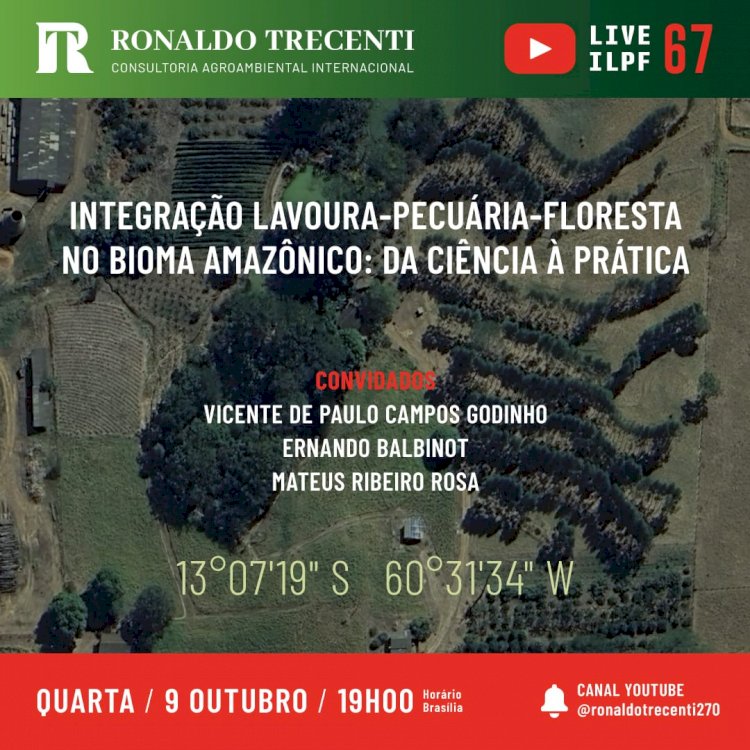 Live: Integração lavoura-pecuária-floresta no Bioma Amazônico