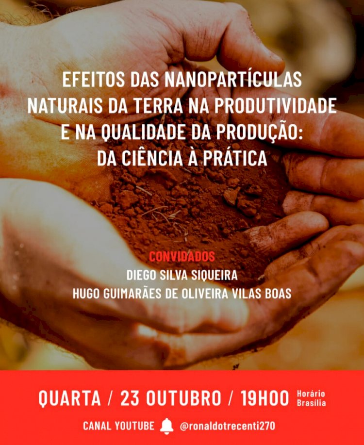 Live: Efeitos das nanopartículas naturais na produtividade e qualidade da produção