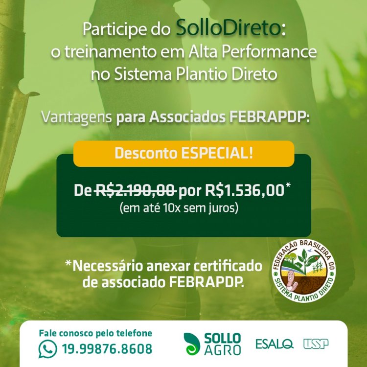 SolloDireto: investimento em produtividade com sustentabilidade