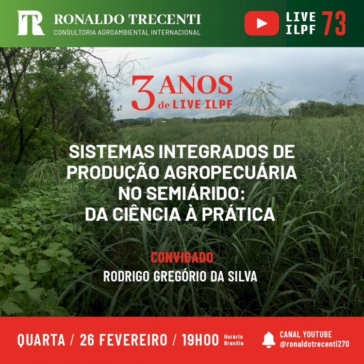 Live: Sistemas Integrados de Produção Agropecuária no Seminárido