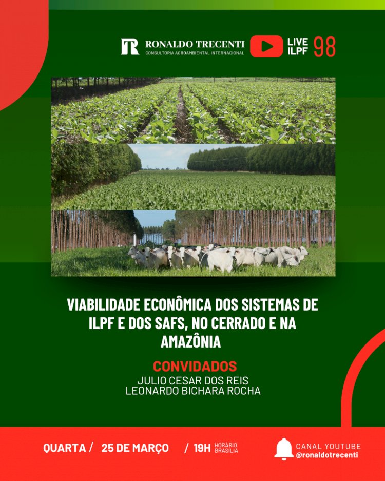 Encontro aborda viabilidade econômica dos sistemas de ILPF e SAFs no Cerrado e na Amazônia